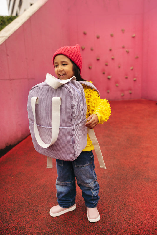 Corduroy Backpack | Lavender